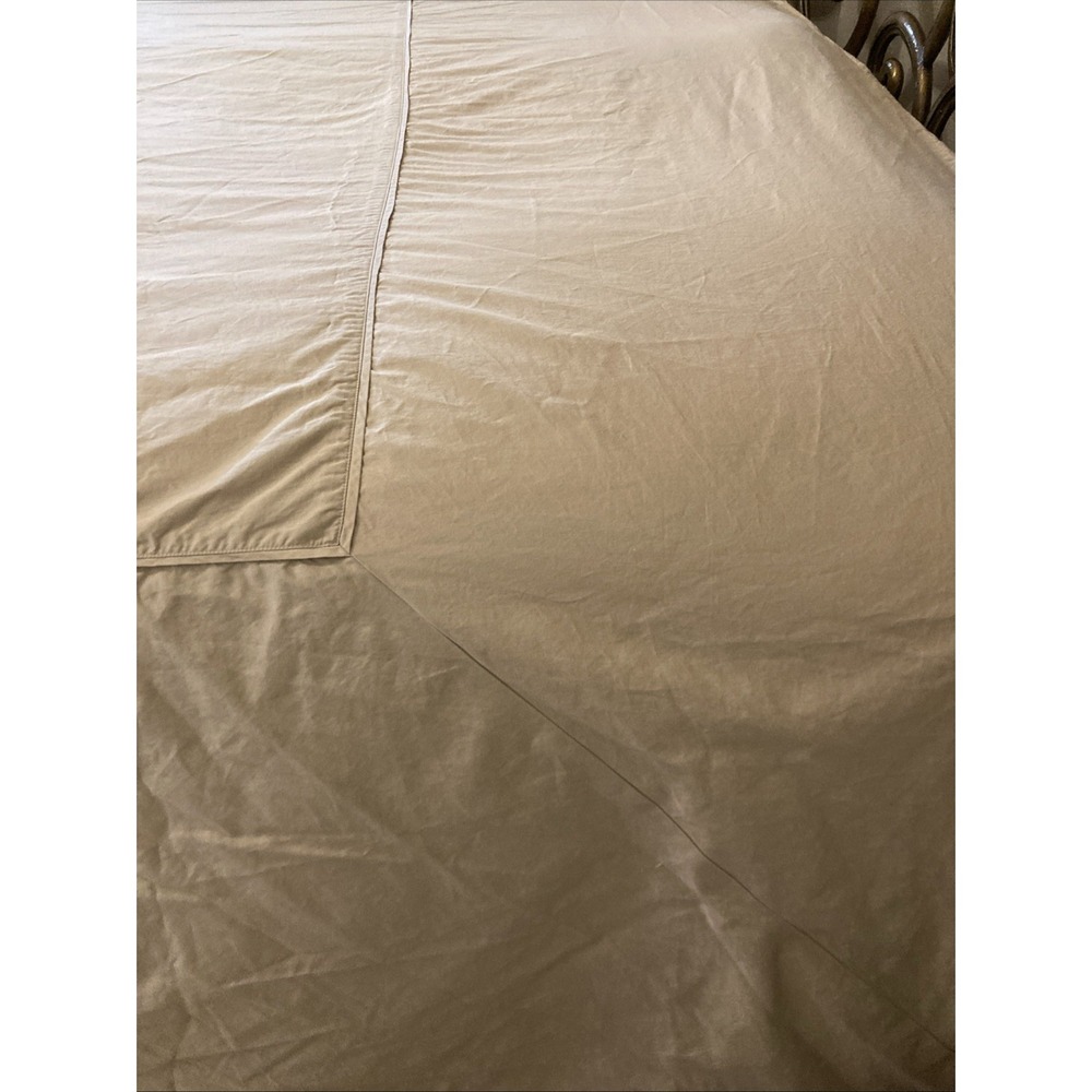 Front Gate 100% Cotton Tan Duvet King Size 104" W X97" - Picture 3 of 11